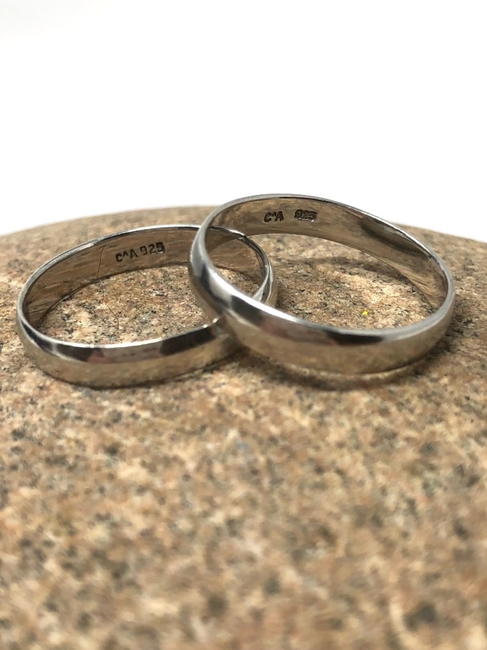 Château d´Argent sterling silver 925 band rings